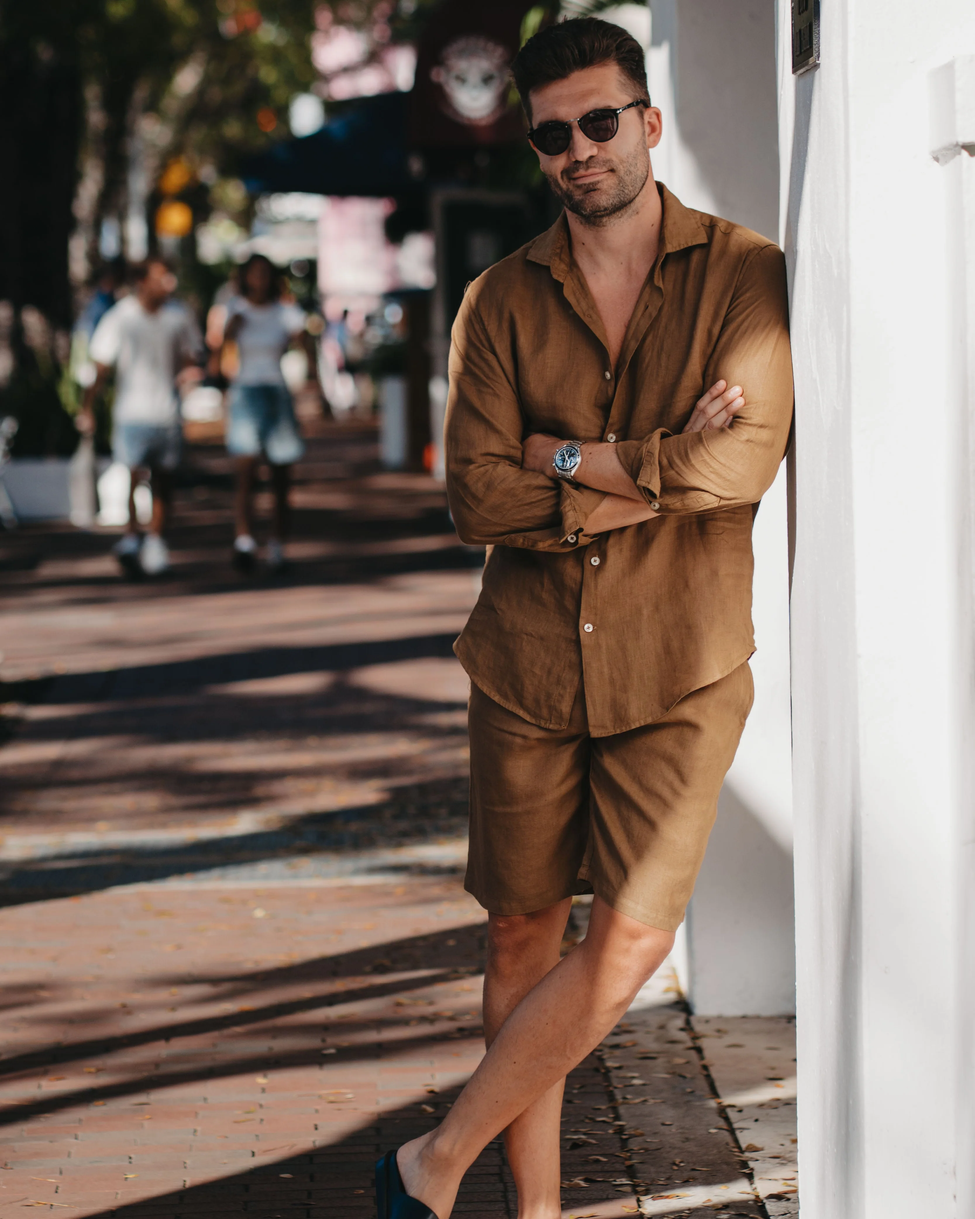 Leinen Launch Hosen und Shorts